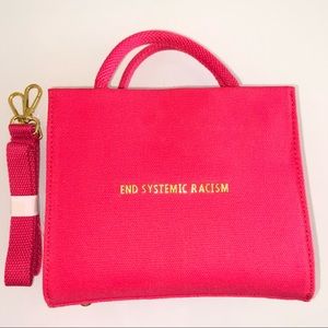Red Canvas ESR Tote by Brandon Blackwood